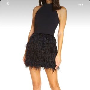 FOREST LILY | Black Halter Dress